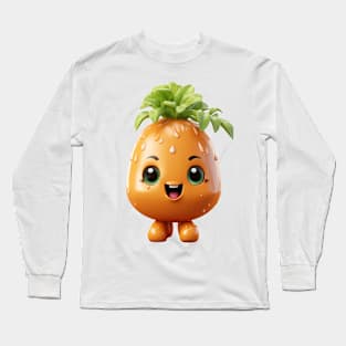 Cute kawaii carrot Long Sleeve T-Shirt